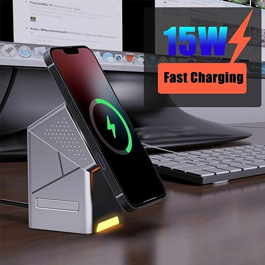 New Generation 3-in-1 Magnetic Pop-up Wireless Charging Station